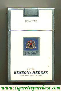 Benson and Hedges De-Nic cigarettes